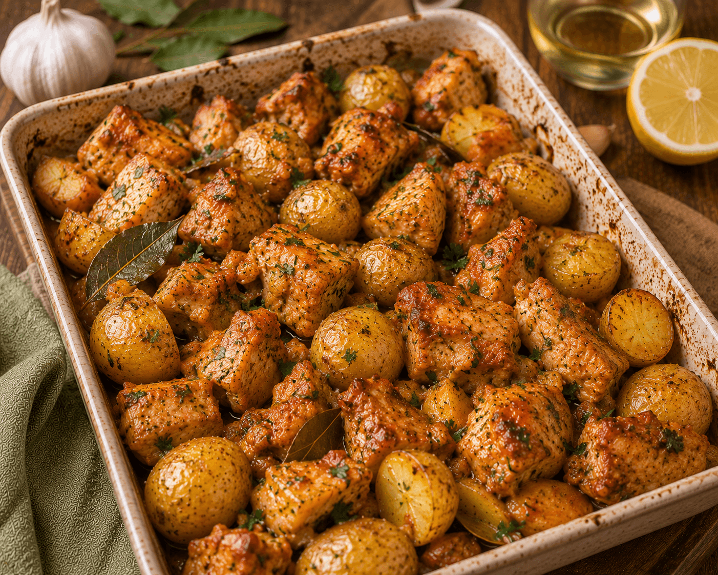 Rojões de Peru no Forno