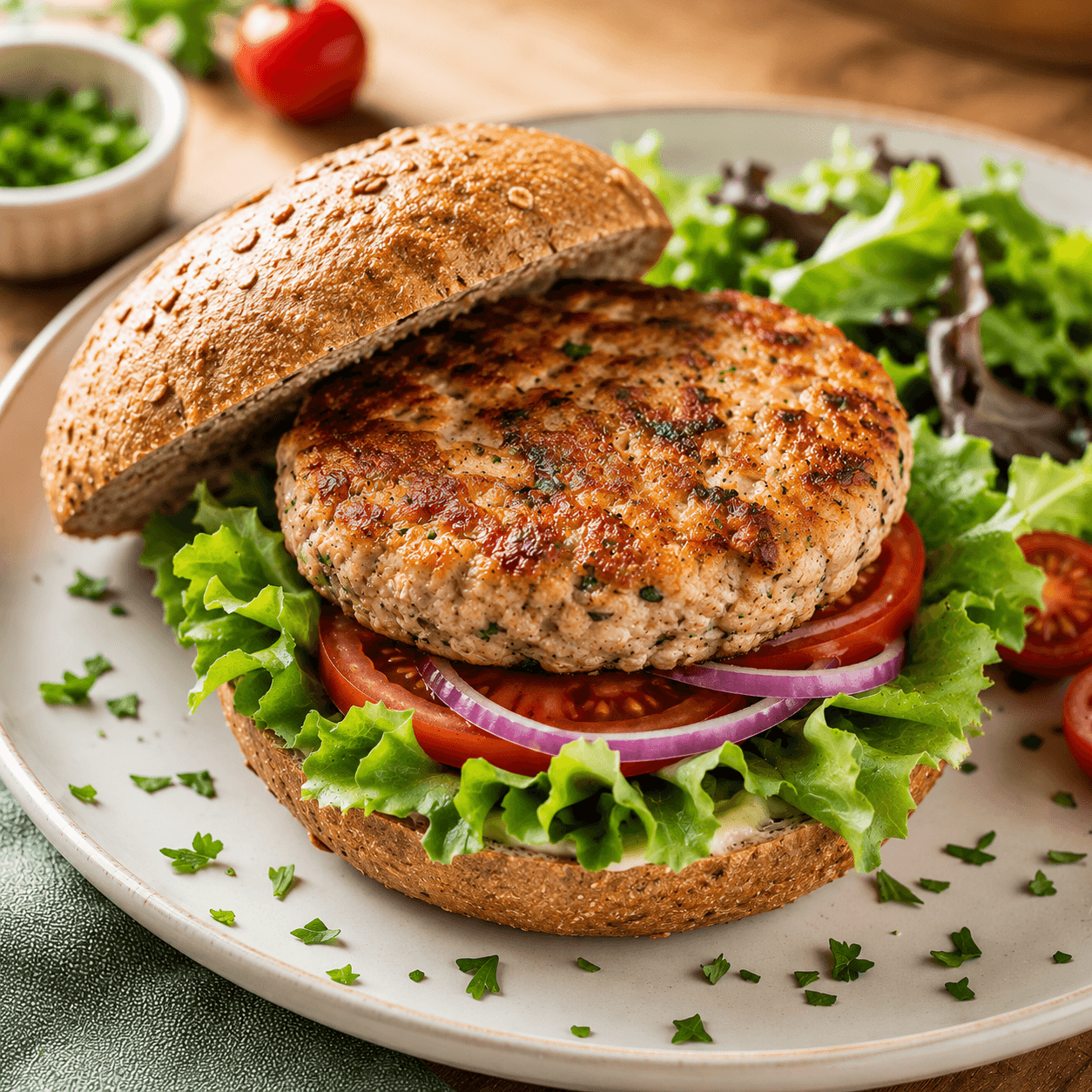 Hambúrguer de atum