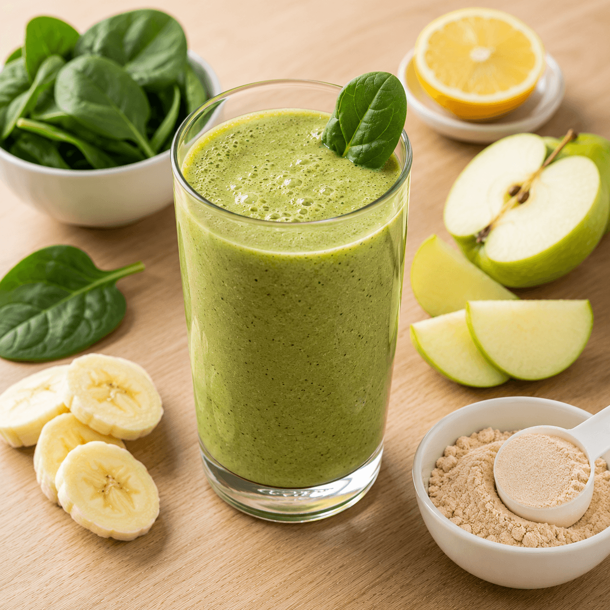 Smoothie verde proteico