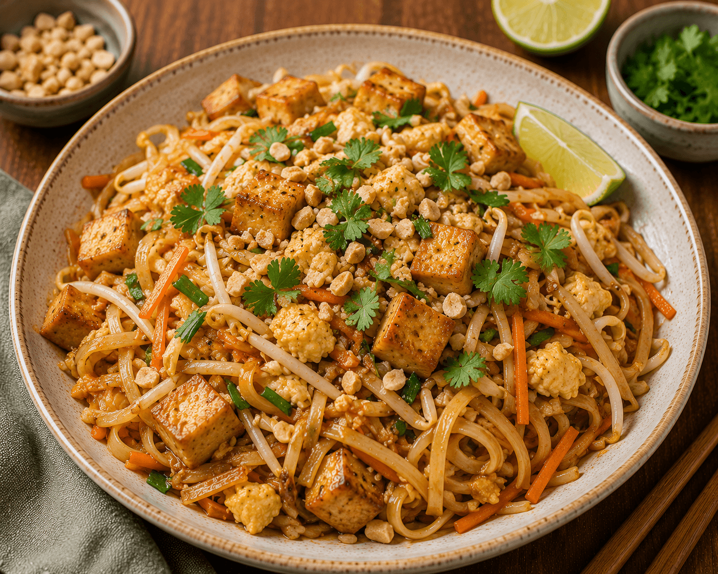 Pad thai vegetariano light