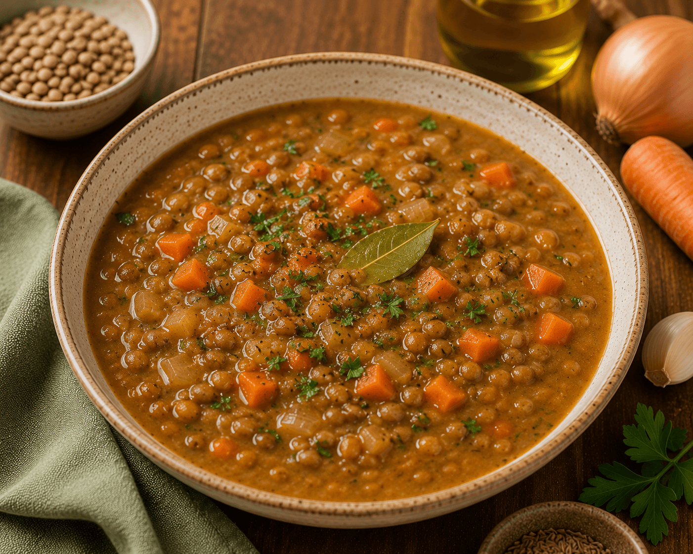 Sopa de lentilhas