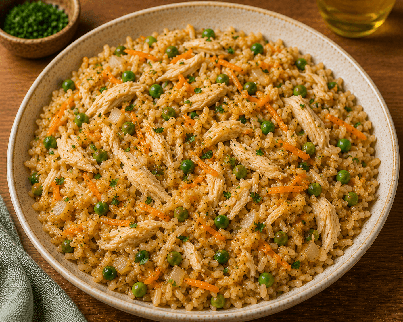 Arroz de frango integral