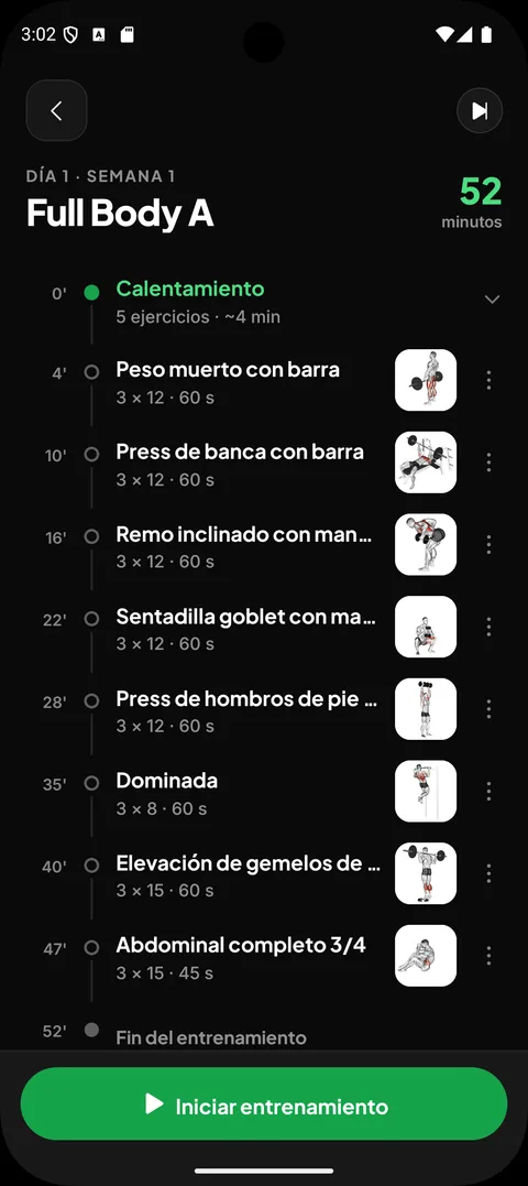 FIT4EAT, Plan de entrenamiento con IA